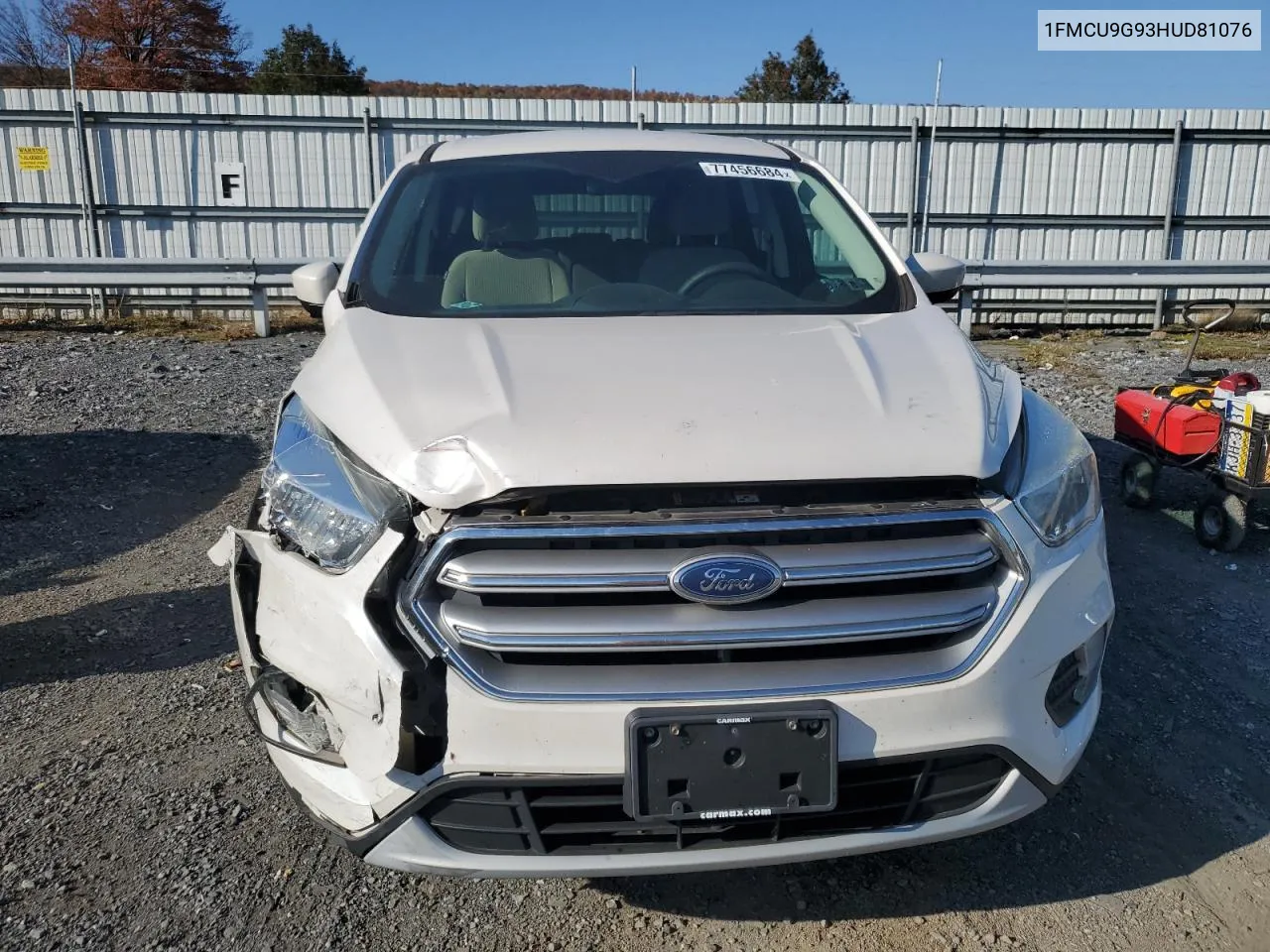 2017 Ford Escape Se VIN: 1FMCU9G93HUD81076 Lot: 77456684