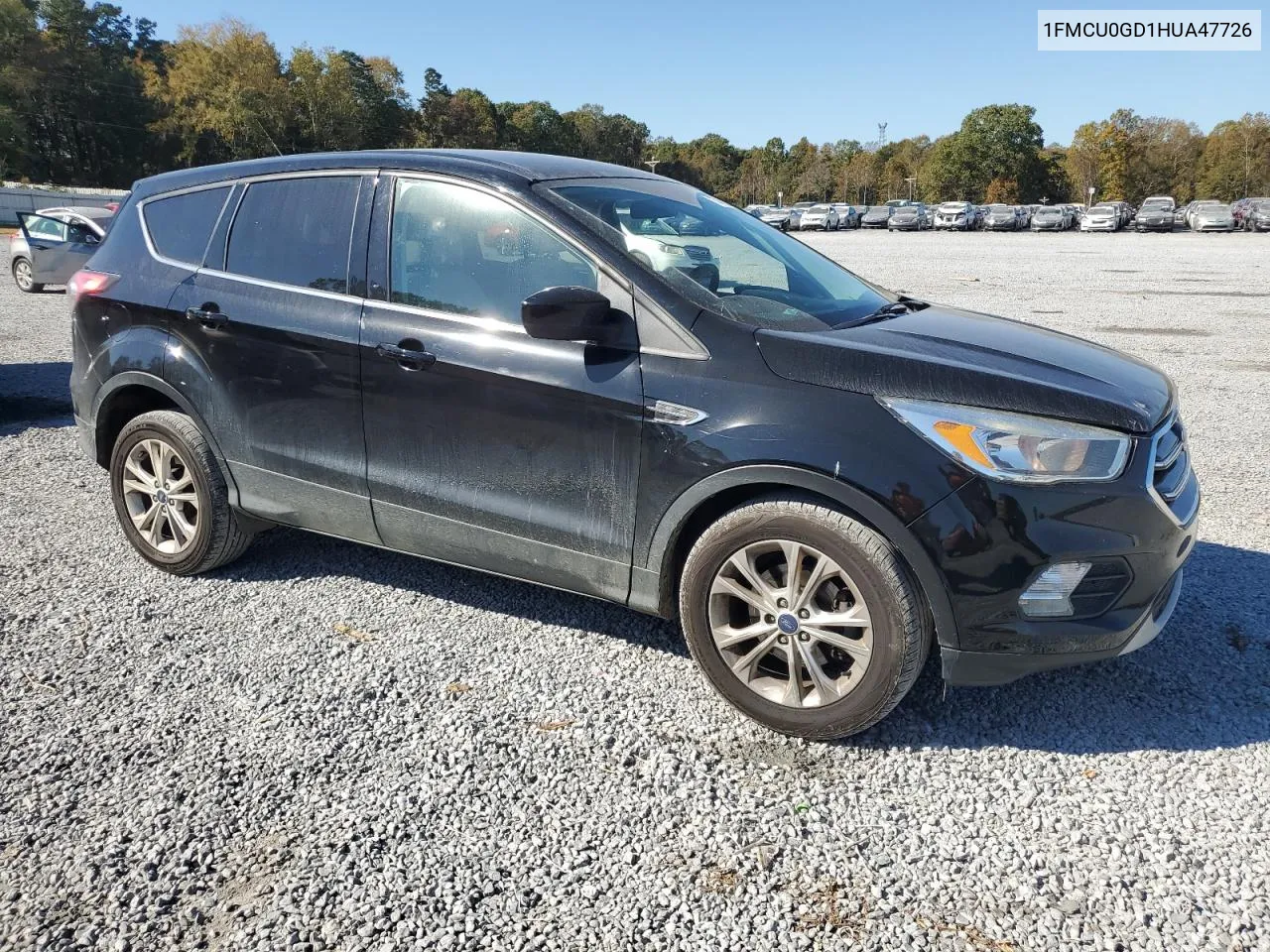 2017 Ford Escape Se VIN: 1FMCU0GD1HUA47726 Lot: 77488874