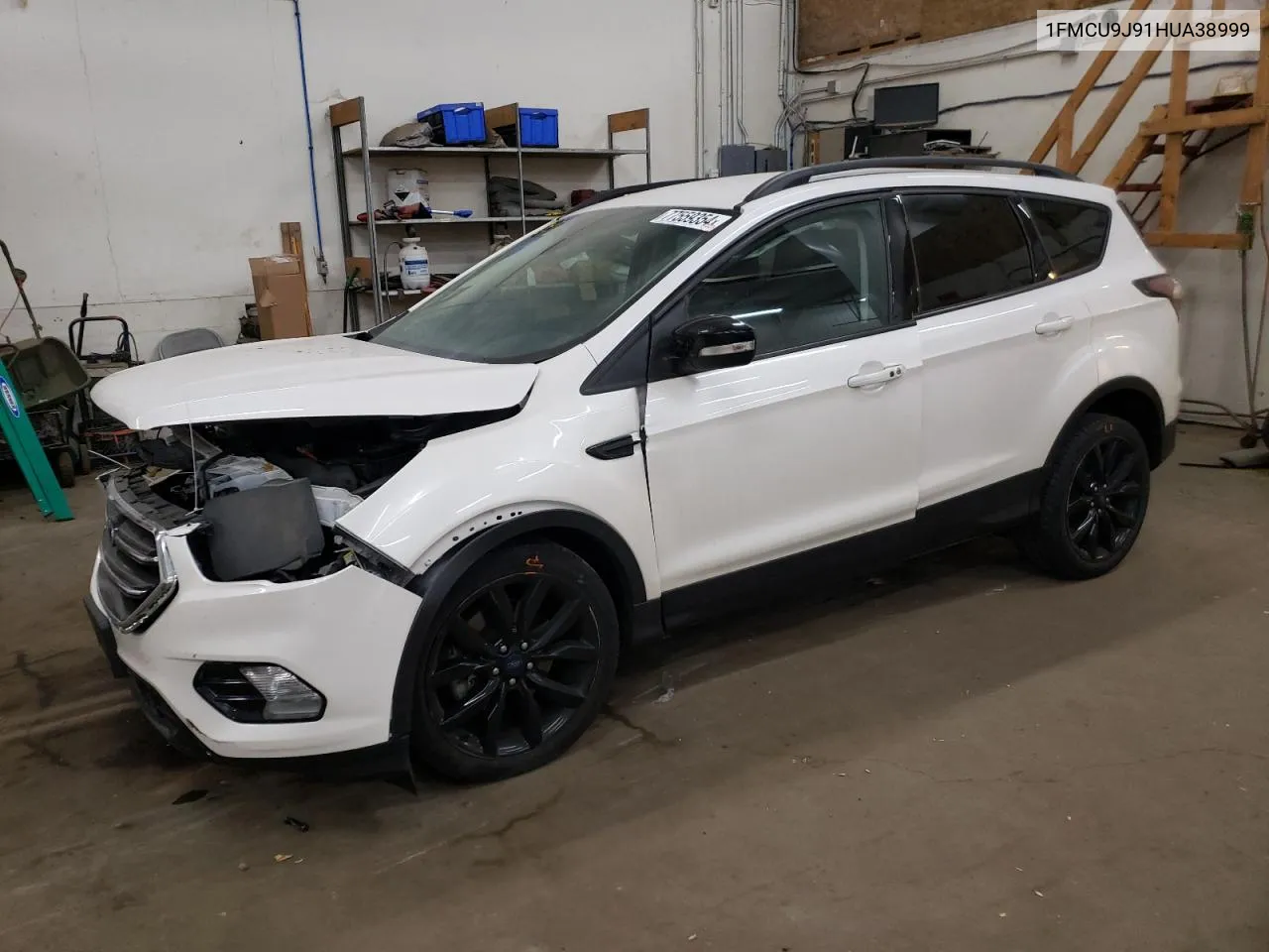 2017 Ford Escape Titanium VIN: 1FMCU9J91HUA38999 Lot: 77559354