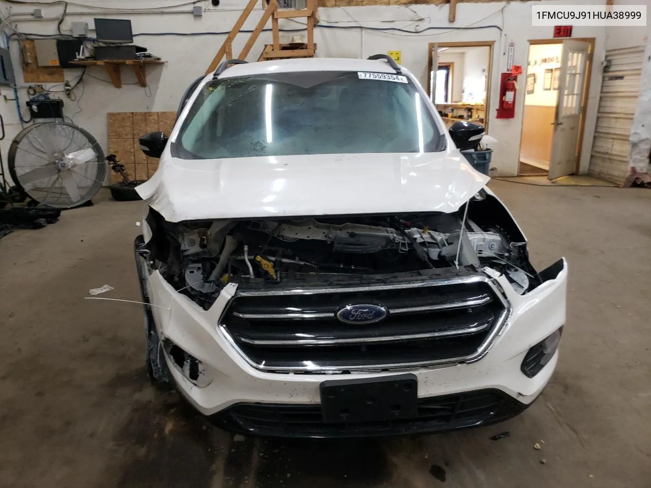 2017 Ford Escape Titanium VIN: 1FMCU9J91HUA38999 Lot: 77559354