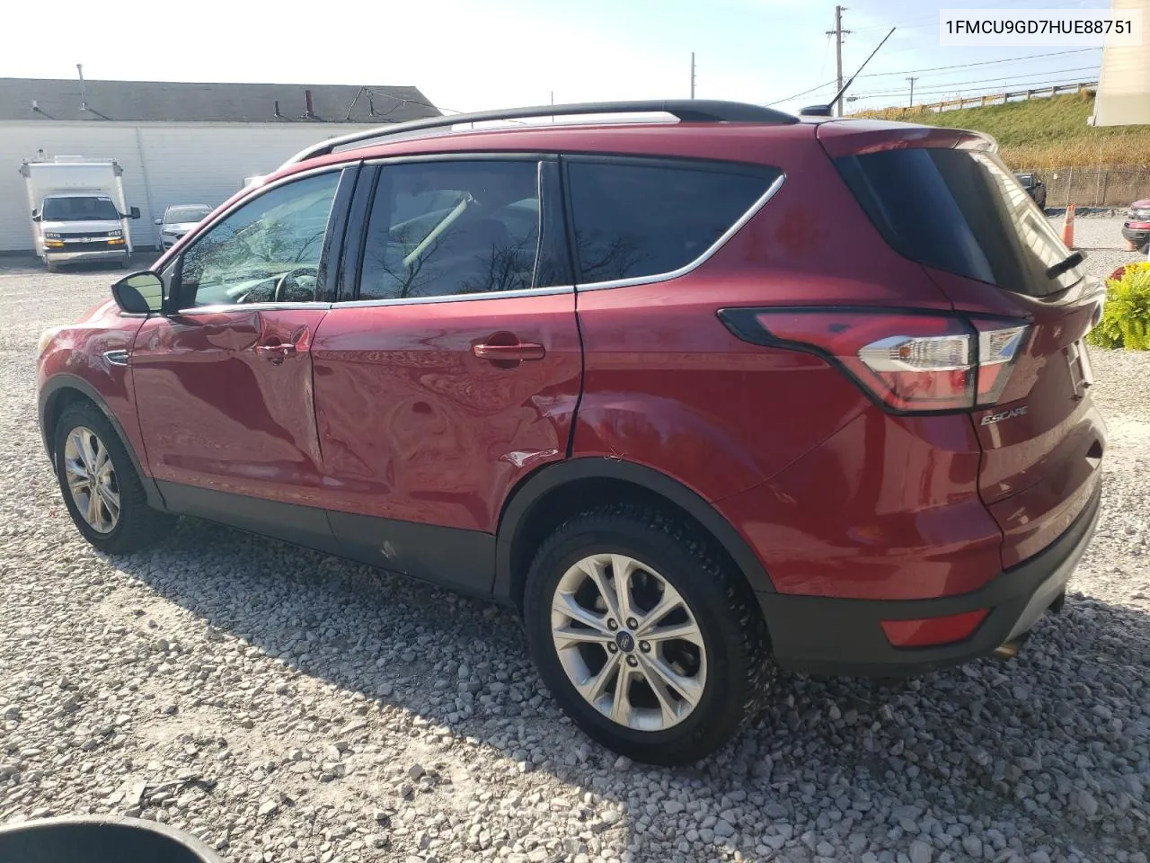 2017 Ford Escape Se VIN: 1FMCU9GD7HUE88751 Lot: 77603454