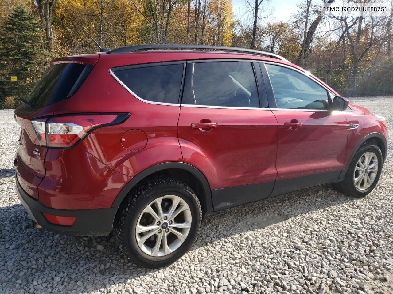 2017 Ford Escape Se VIN: 1FMCU9GD7HUE88751 Lot: 77603454