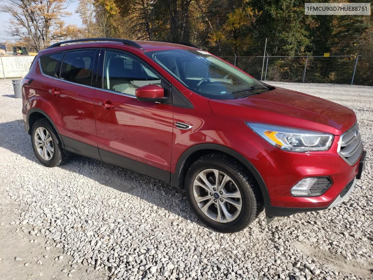 2017 Ford Escape Se VIN: 1FMCU9GD7HUE88751 Lot: 77603454