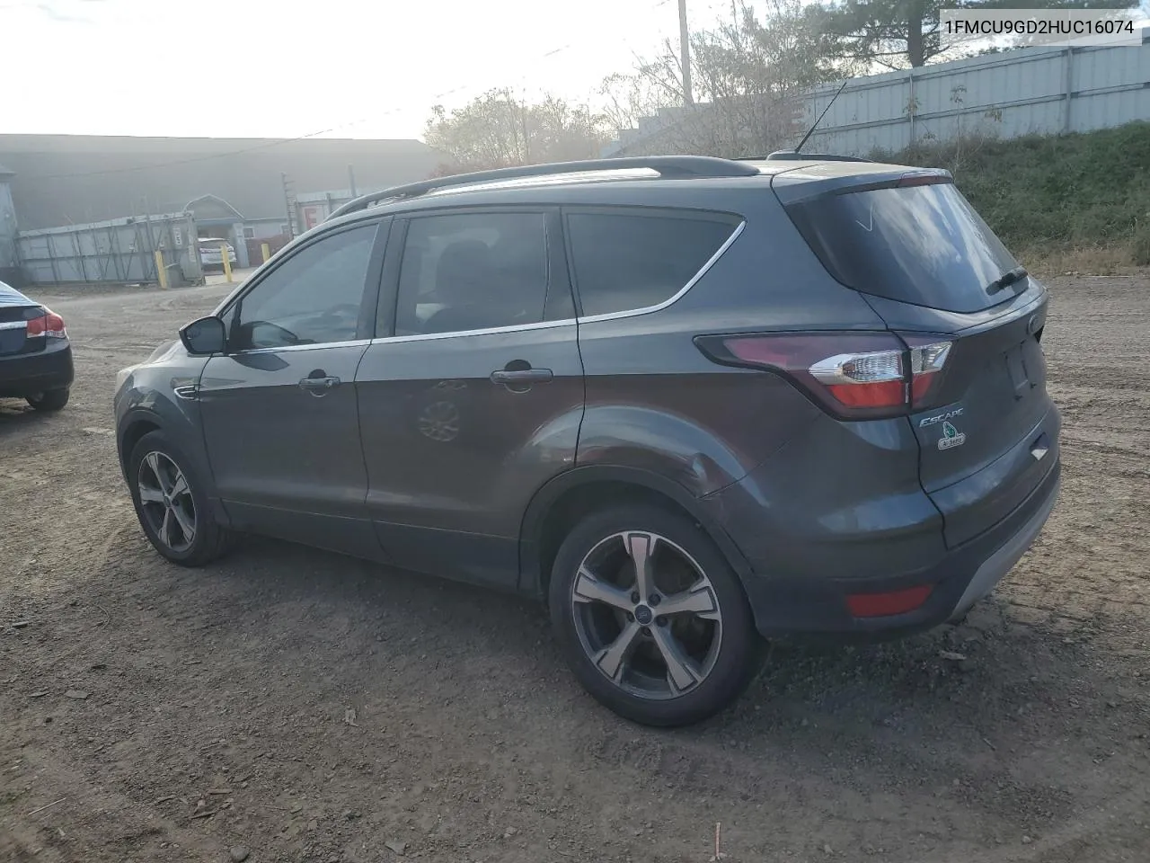 2017 Ford Escape Se VIN: 1FMCU9GD2HUC16074 Lot: 77611364