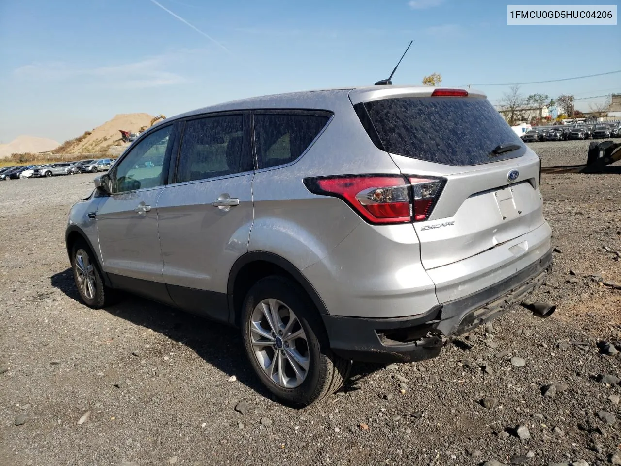 2017 Ford Escape Se VIN: 1FMCU0GD5HUC04206 Lot: 77617654