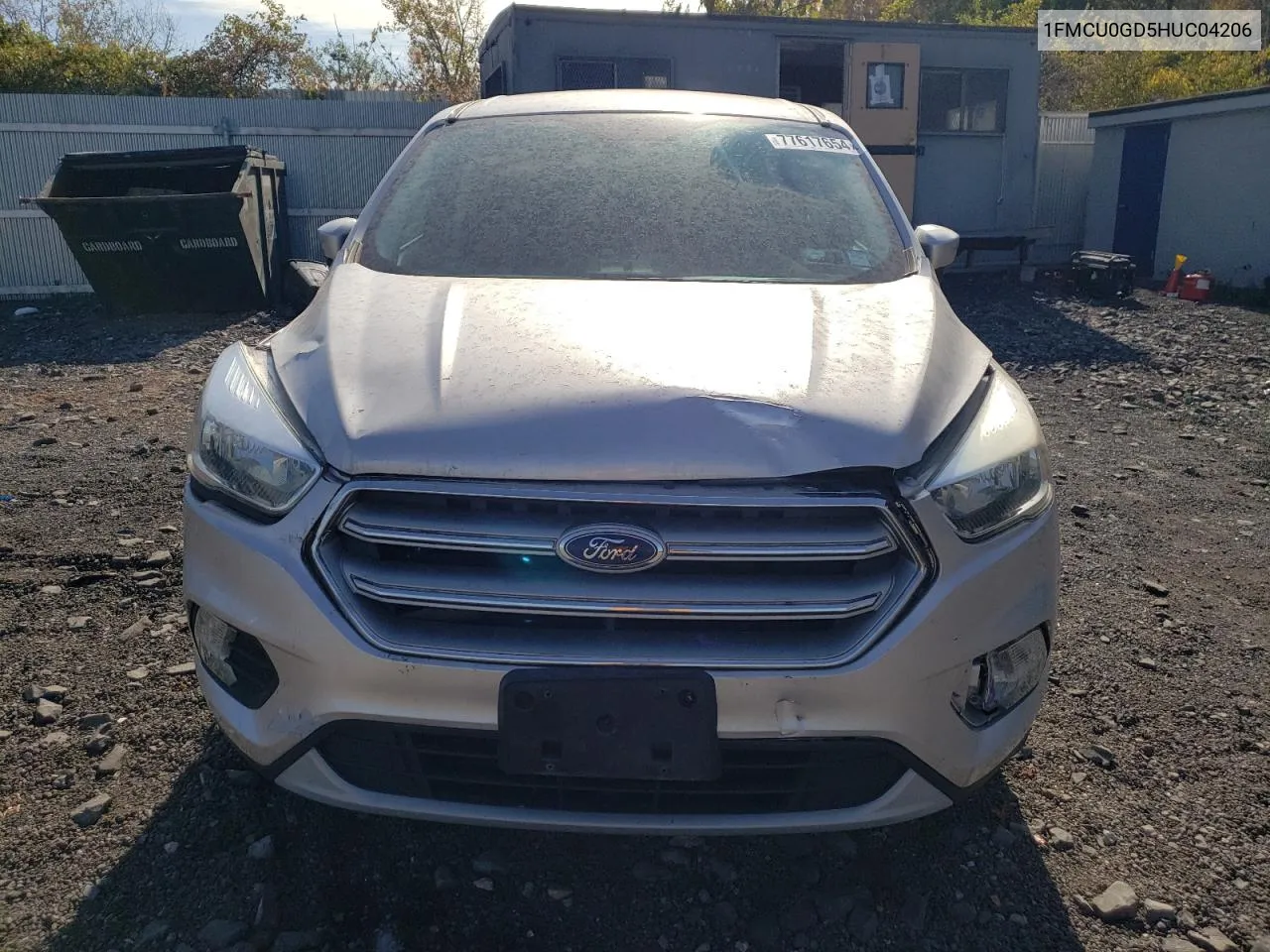 2017 Ford Escape Se VIN: 1FMCU0GD5HUC04206 Lot: 77617654