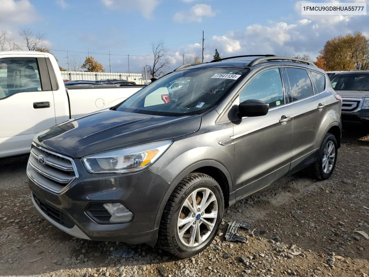 2017 Ford Escape Se VIN: 1FMCU9GD8HUA55777 Lot: 77641134