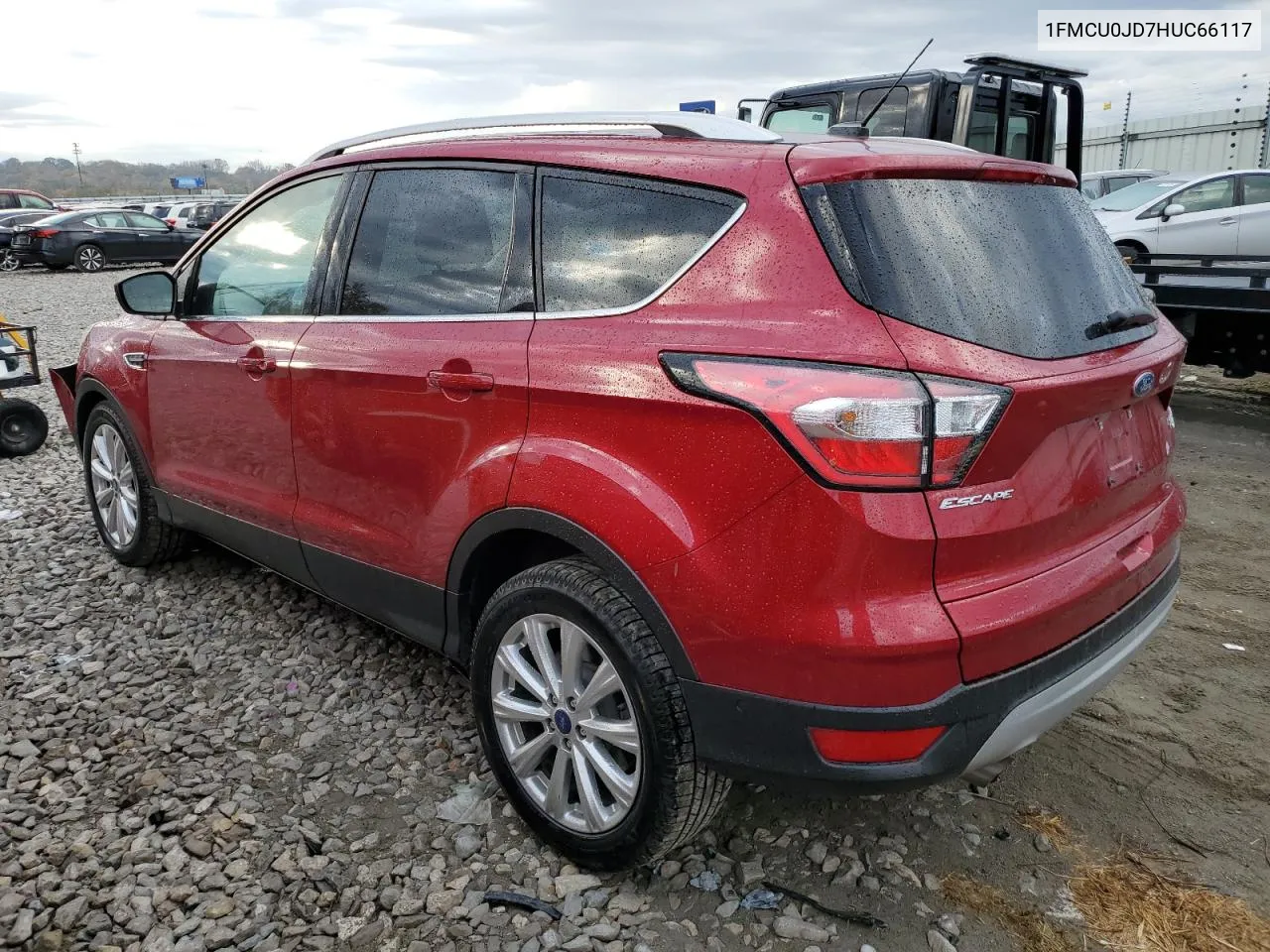 2017 Ford Escape Titanium VIN: 1FMCU0JD7HUC66117 Lot: 77660784