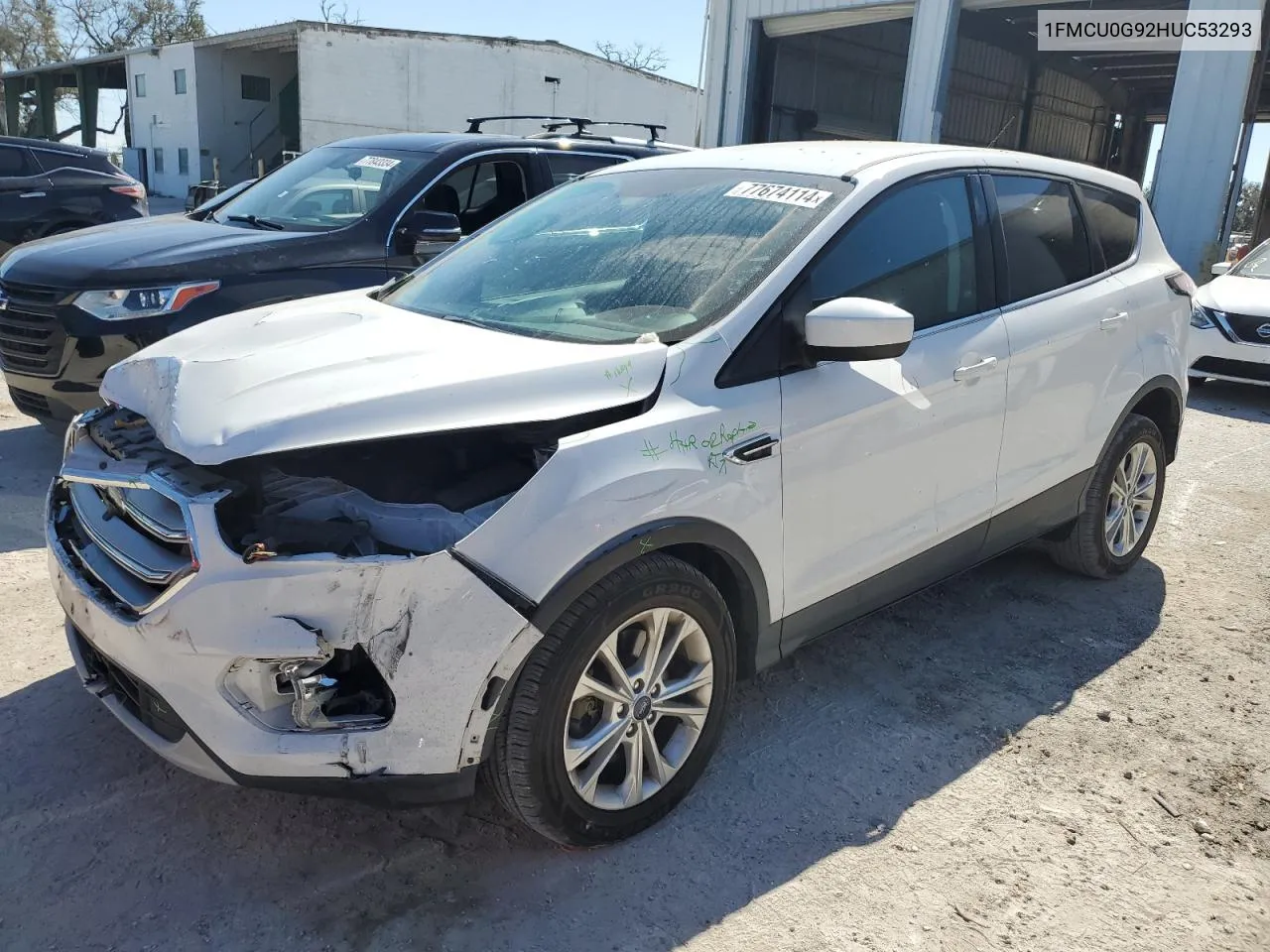 2017 Ford Escape Se VIN: 1FMCU0G92HUC53293 Lot: 77674114