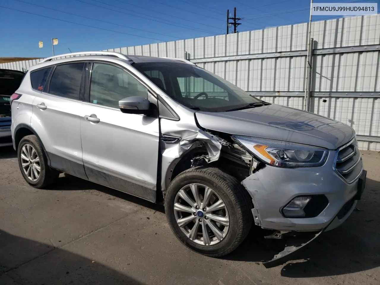 2017 Ford Escape Titanium VIN: 1FMCU9J99HUD94813 Lot: 77690864