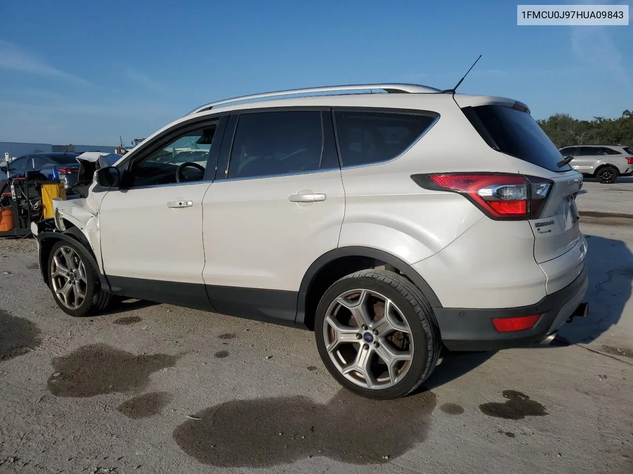 2017 Ford Escape Titanium VIN: 1FMCU0J97HUA09843 Lot: 77698524