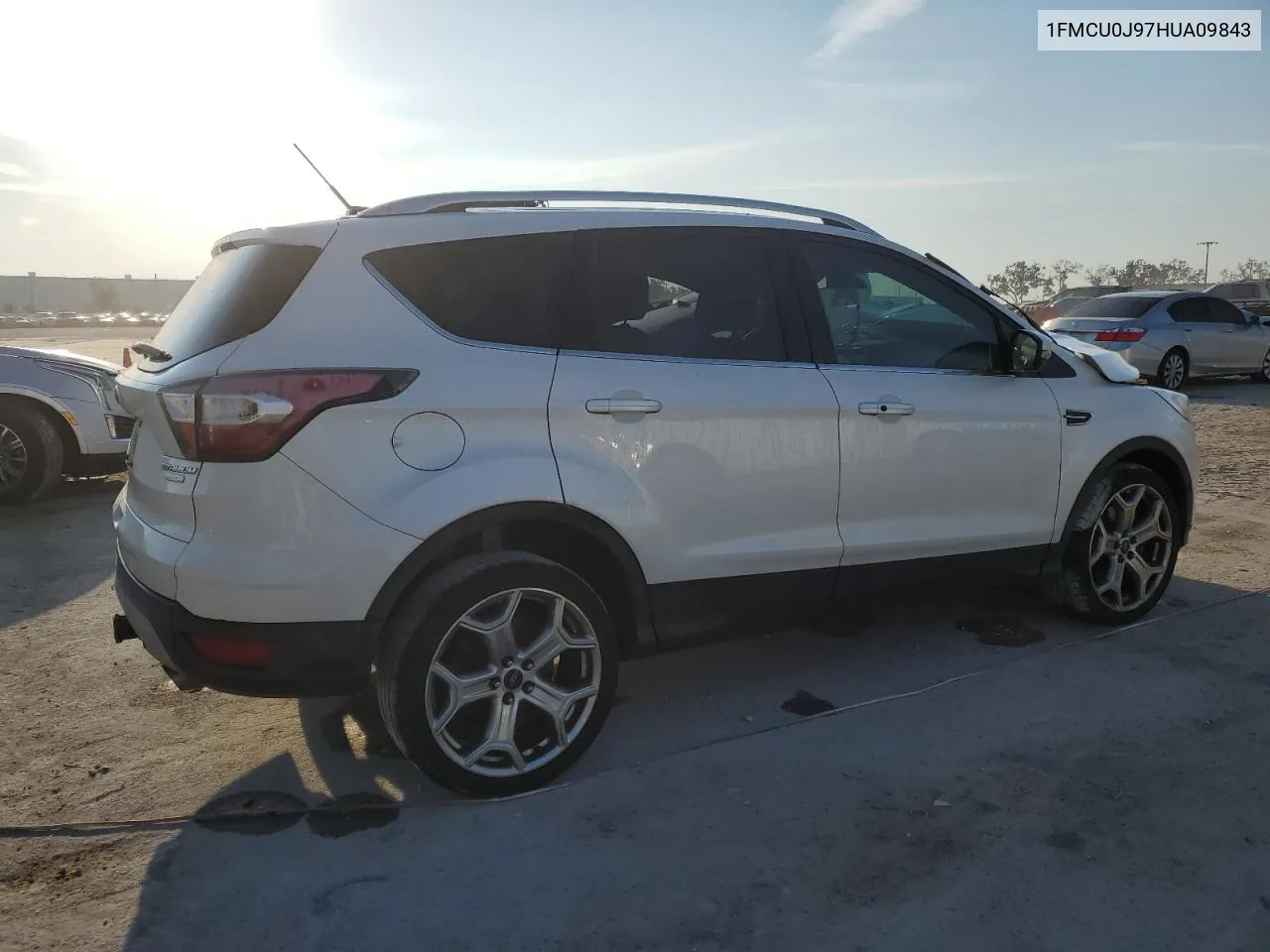 2017 Ford Escape Titanium VIN: 1FMCU0J97HUA09843 Lot: 77698524