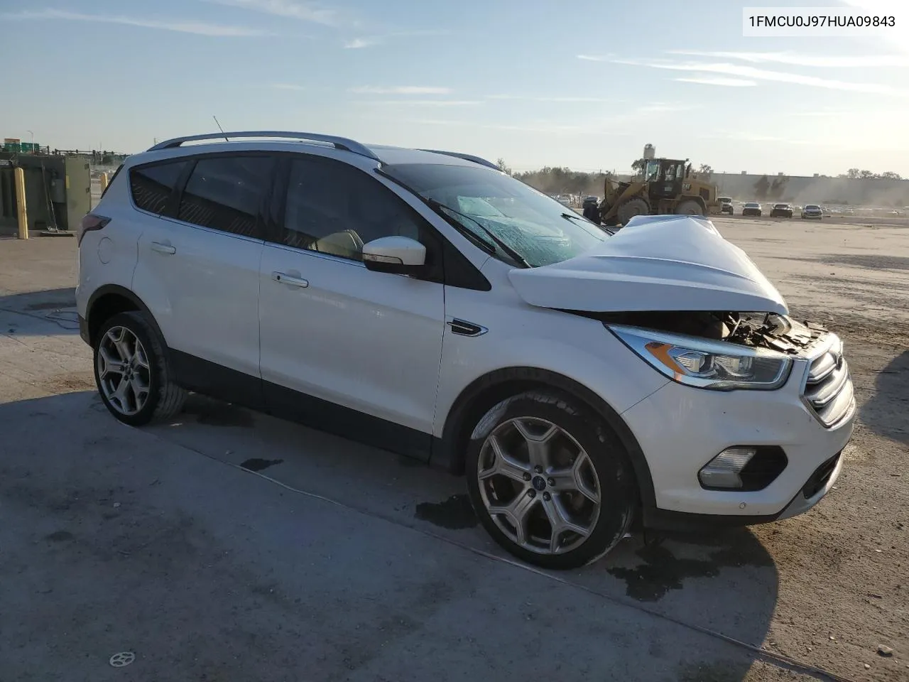 2017 Ford Escape Titanium VIN: 1FMCU0J97HUA09843 Lot: 77698524