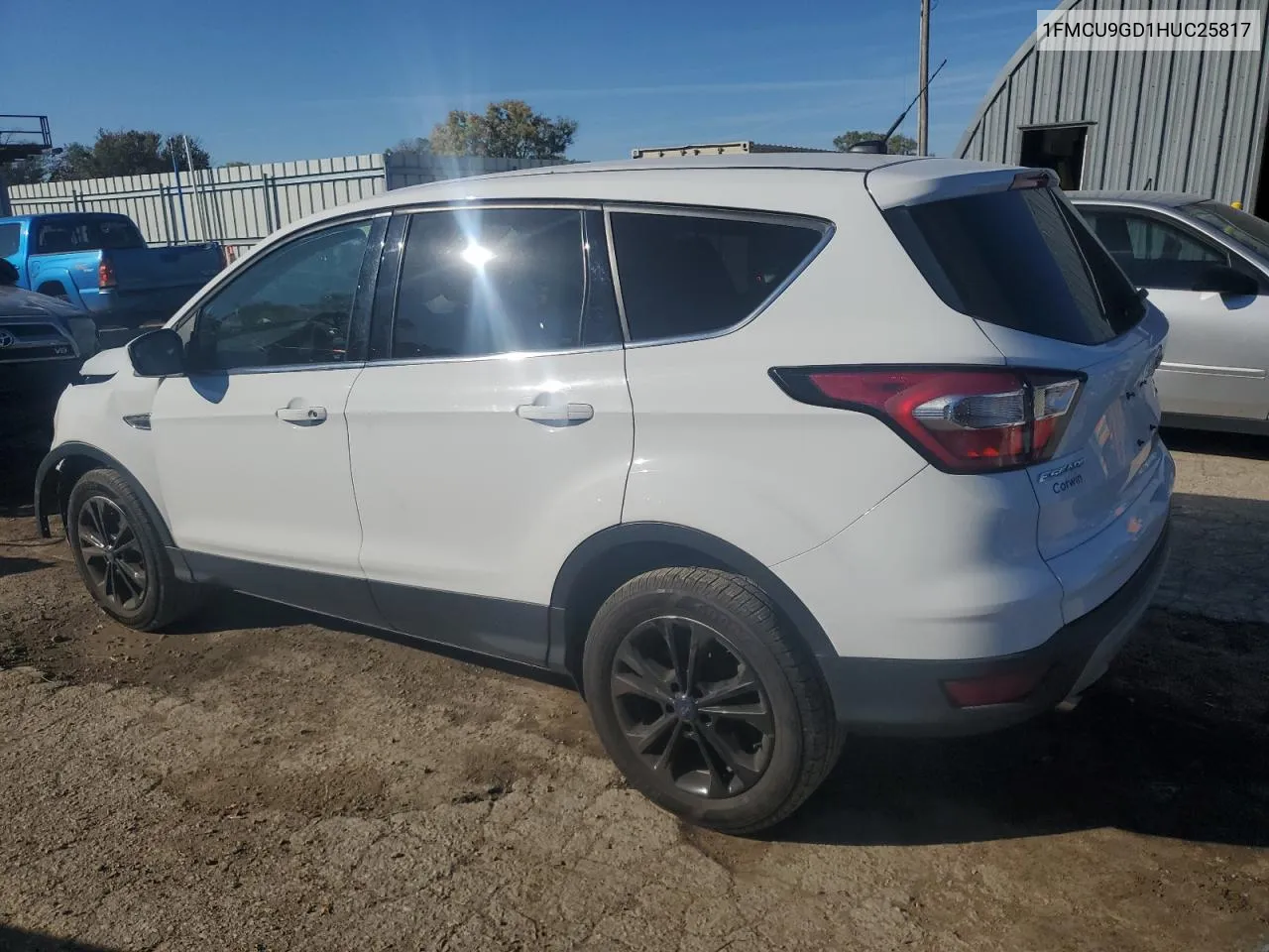 2017 Ford Escape Se VIN: 1FMCU9GD1HUC25817 Lot: 77698804