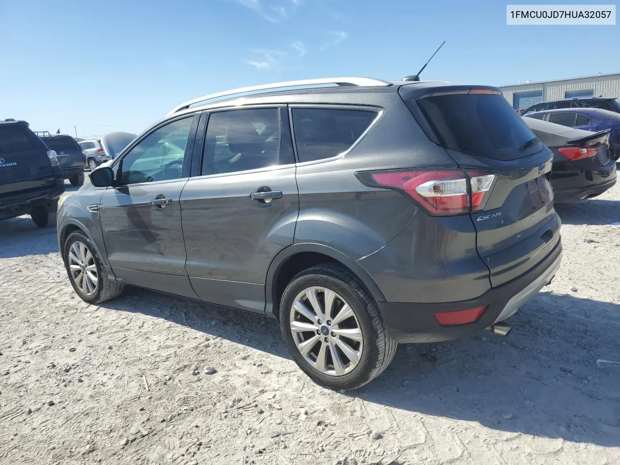 2017 Ford Escape Titanium VIN: 1FMCU0JD7HUA32057 Lot: 77811204