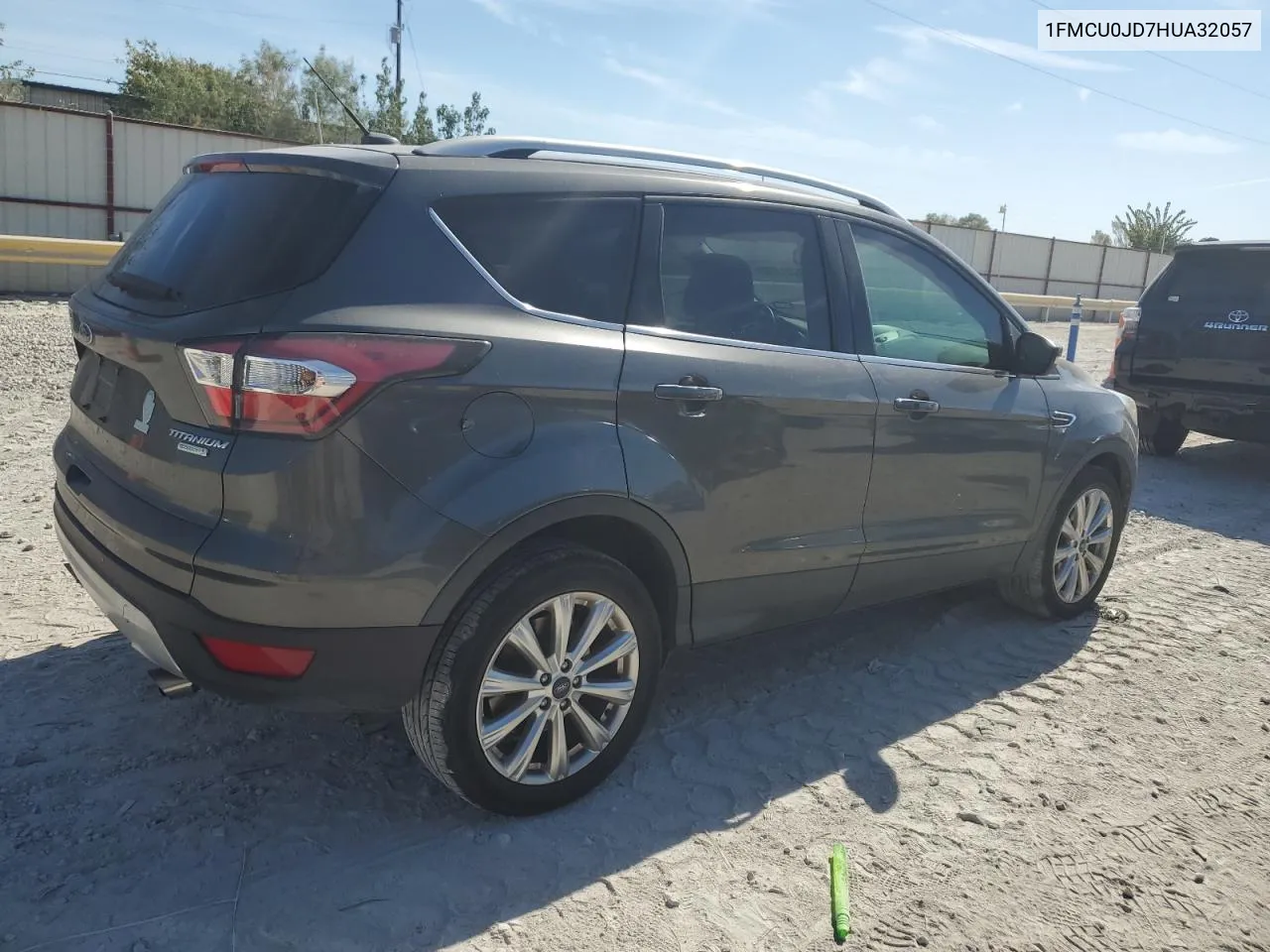 2017 Ford Escape Titanium VIN: 1FMCU0JD7HUA32057 Lot: 77811204