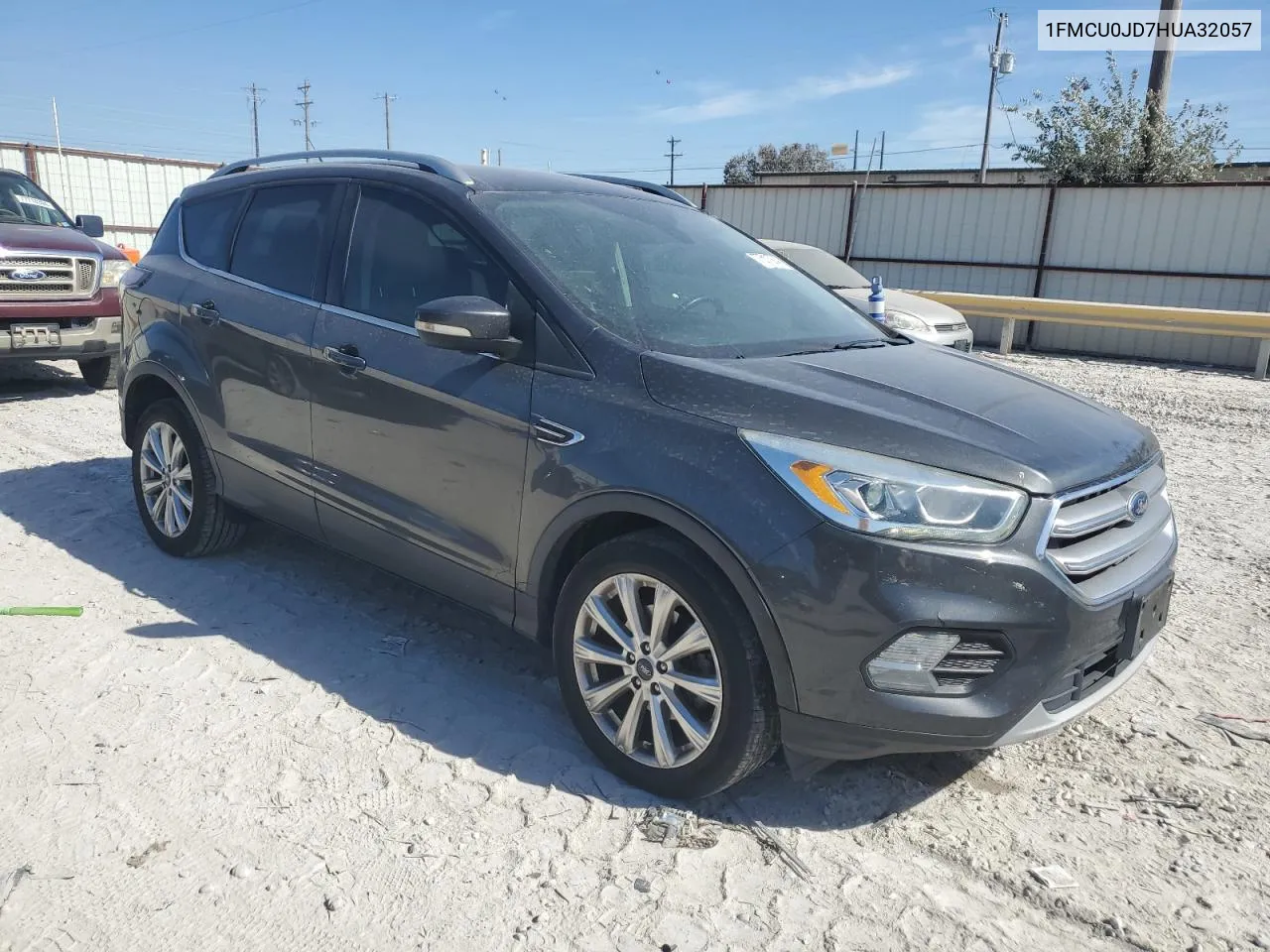 2017 Ford Escape Titanium VIN: 1FMCU0JD7HUA32057 Lot: 77811204