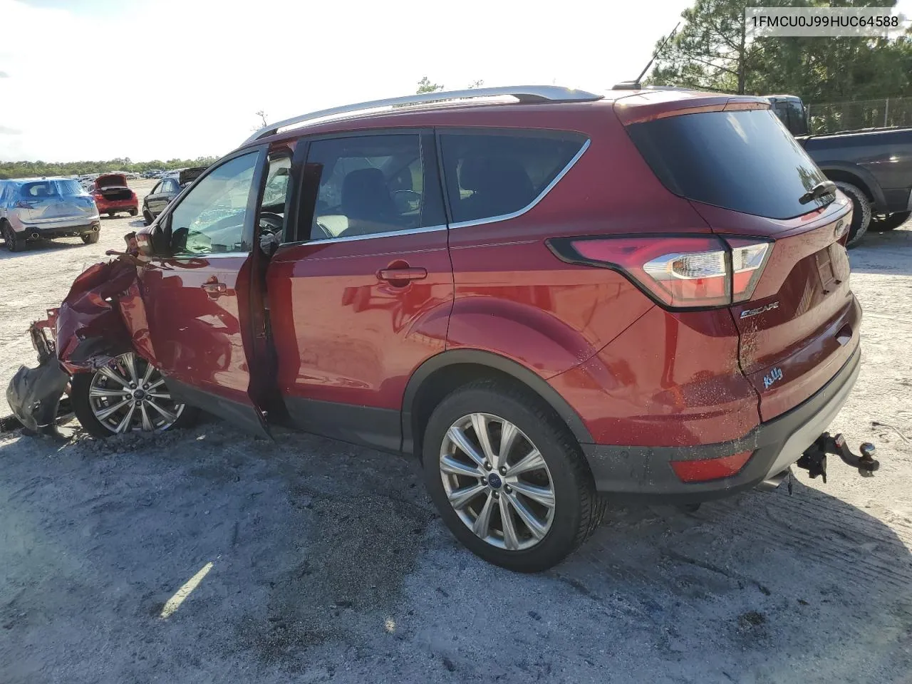 2017 Ford Escape Titanium VIN: 1FMCU0J99HUC64588 Lot: 77854164