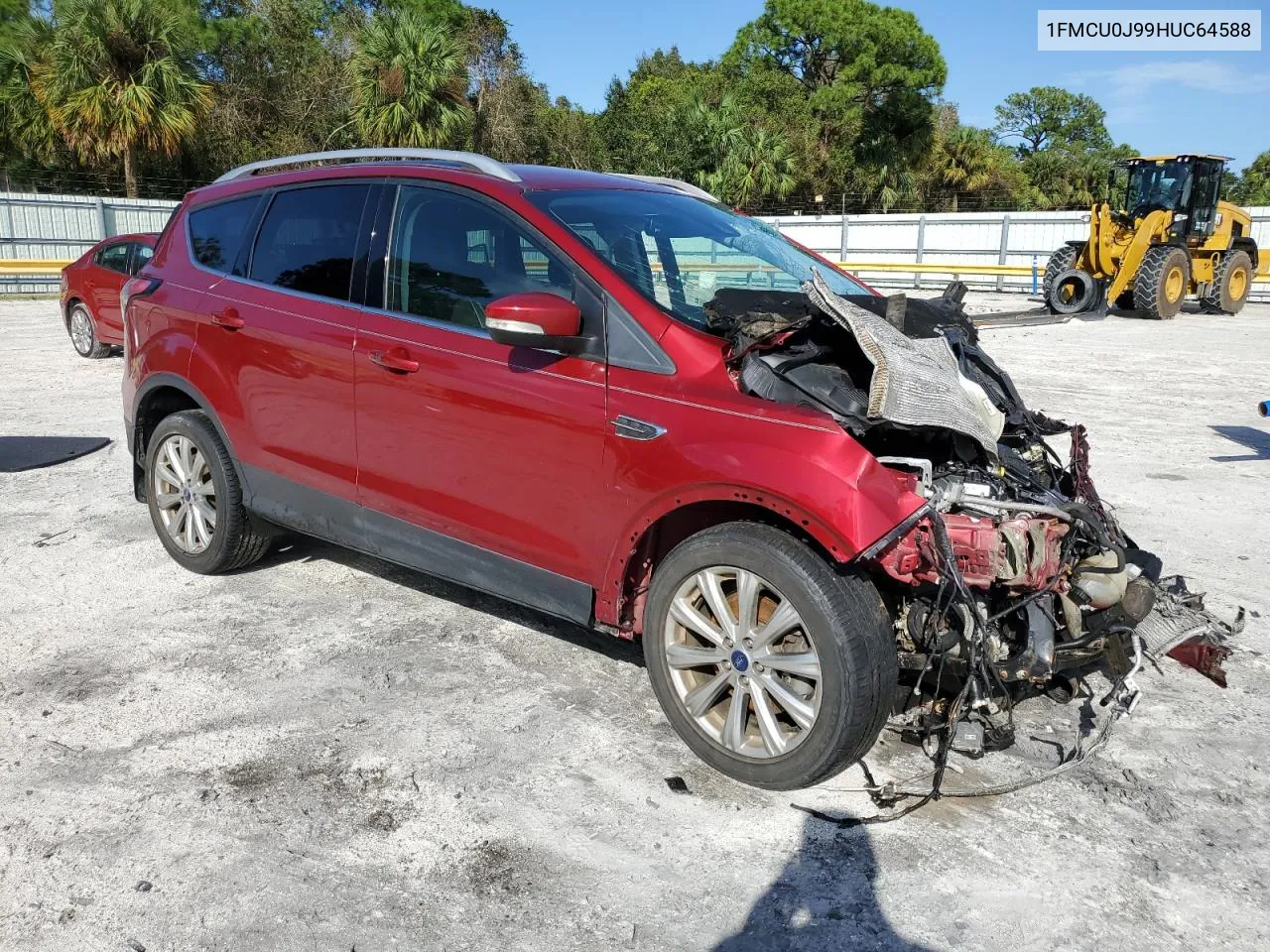 2017 Ford Escape Titanium VIN: 1FMCU0J99HUC64588 Lot: 77854164