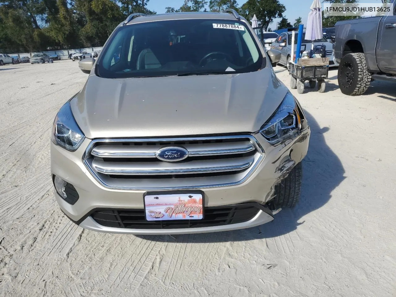 2017 Ford Escape Titanium VIN: 1FMCU9JD1HUB13625 Lot: 77887884