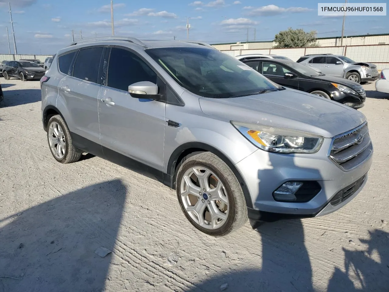 2017 Ford Escape Titanium VIN: 1FMCU0J96HUF01568 Lot: 77915634