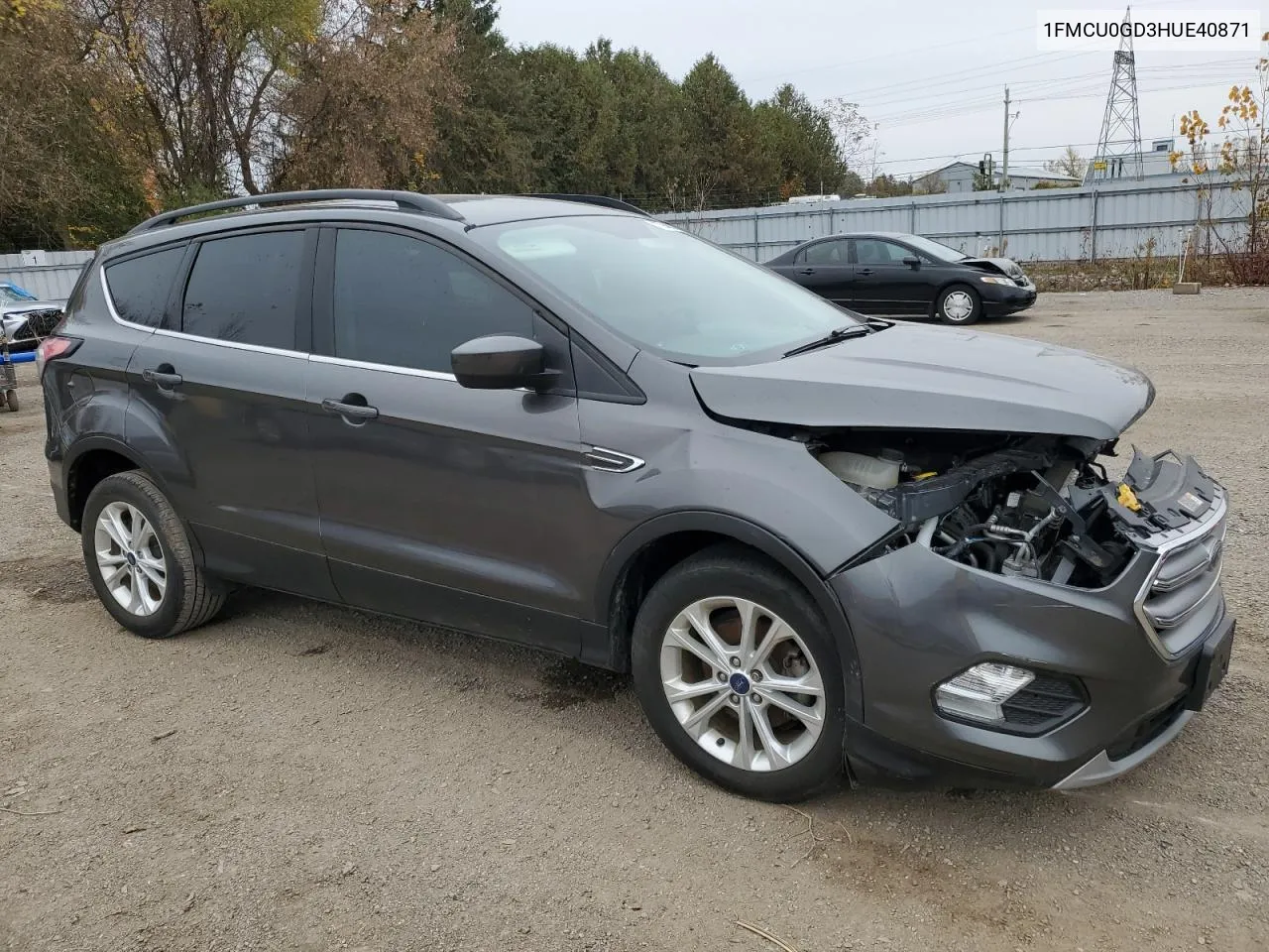 2017 Ford Escape Se VIN: 1FMCU0GD3HUE40871 Lot: 77948894