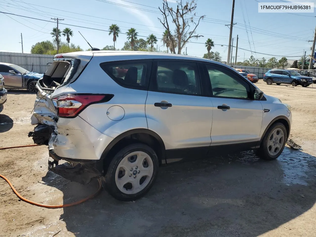 2017 Ford Escape S VIN: 1FMCU0F79HUB96381 Lot: 78000404