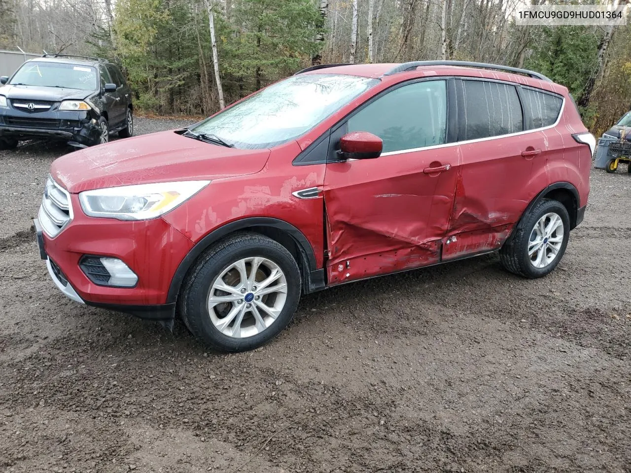 1FMCU9GD9HUD01364 2017 Ford Escape Se