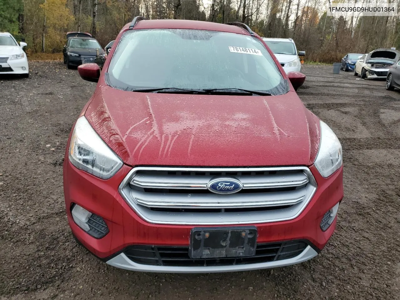 2017 Ford Escape Se VIN: 1FMCU9GD9HUD01364 Lot: 78148114