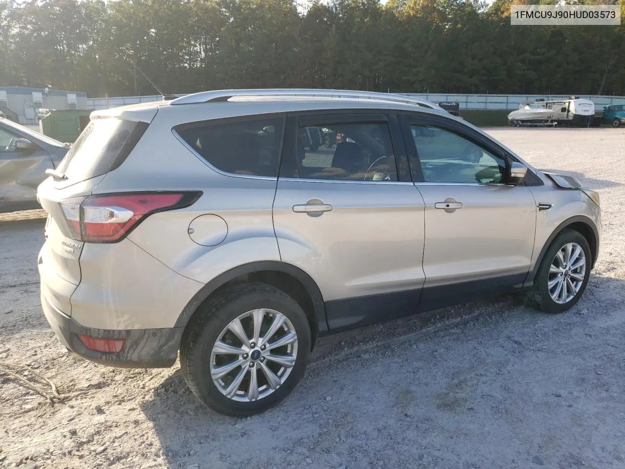 2017 Ford Escape Titanium VIN: 1FMCU9J90HUD03573 Lot: 78516374