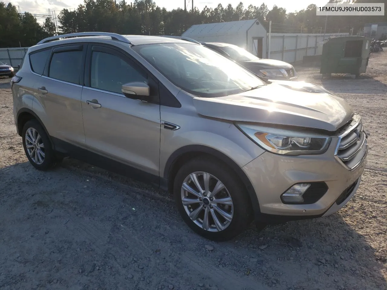 2017 Ford Escape Titanium VIN: 1FMCU9J90HUD03573 Lot: 78516374