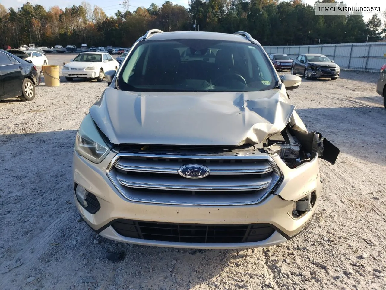 2017 Ford Escape Titanium VIN: 1FMCU9J90HUD03573 Lot: 78516374