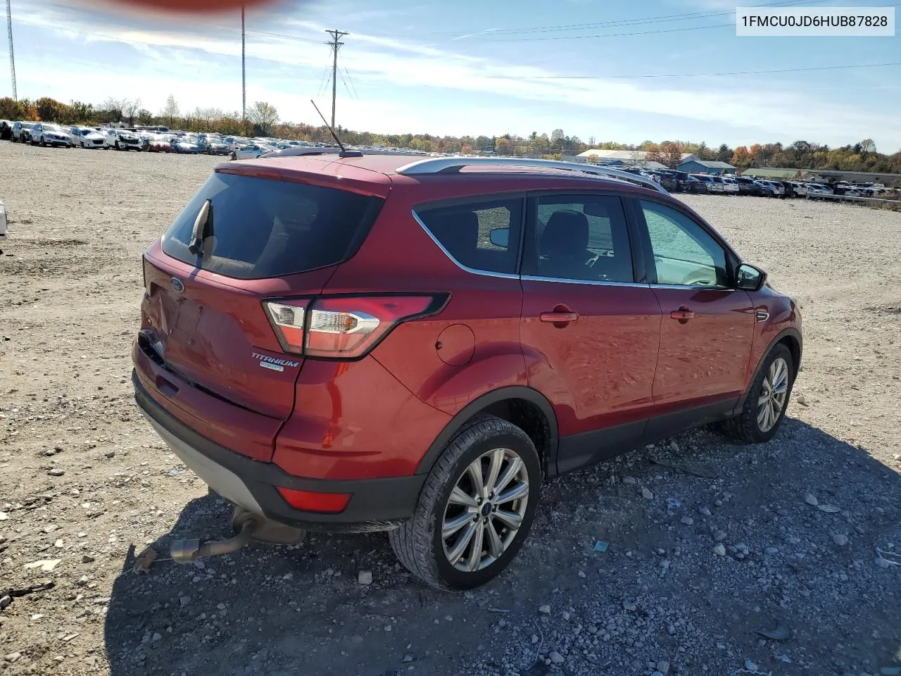 2017 Ford Escape Titanium VIN: 1FMCU0JD6HUB87828 Lot: 78678654