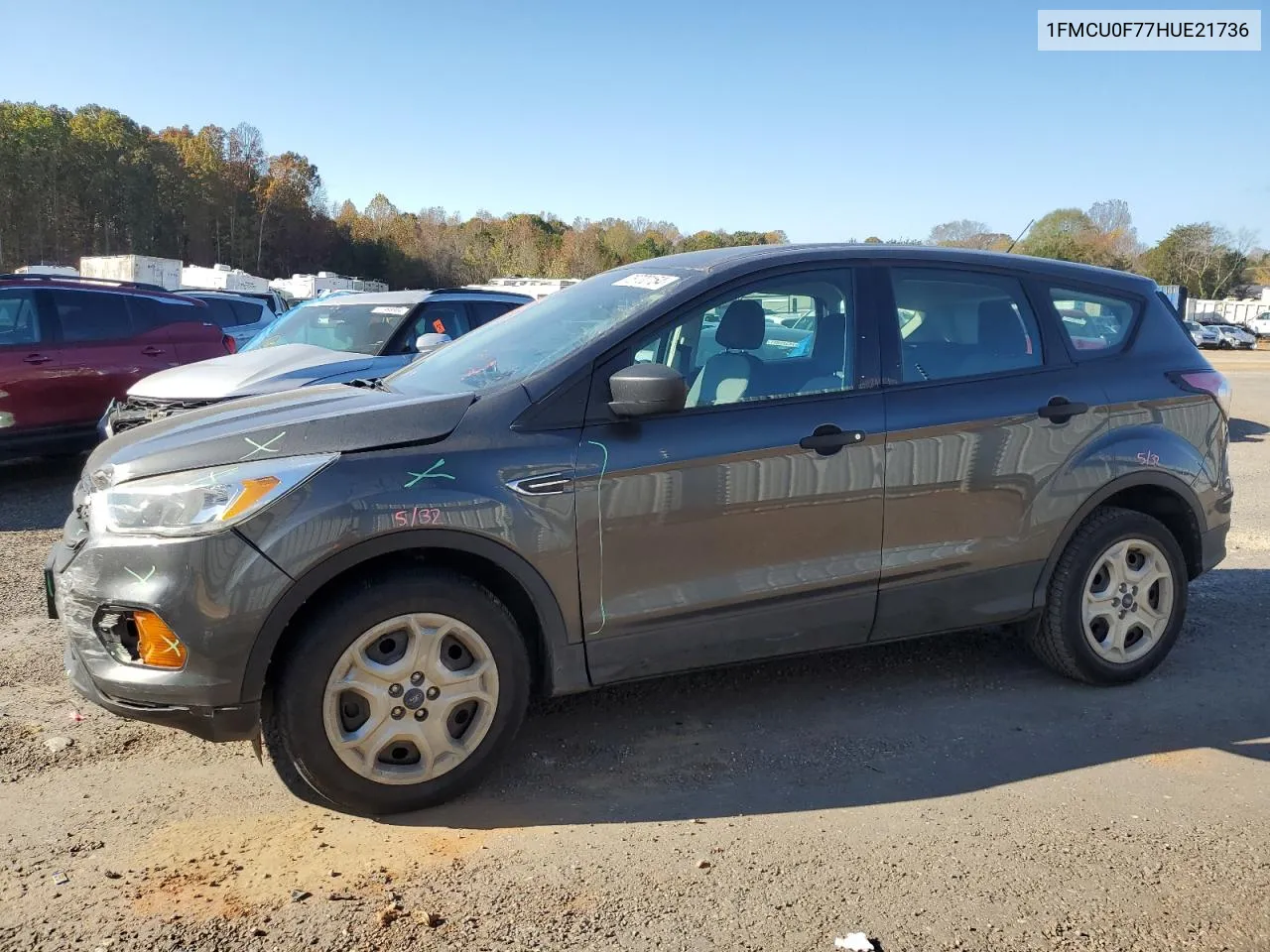 2017 Ford Escape S VIN: 1FMCU0F77HUE21736 Lot: 78700154