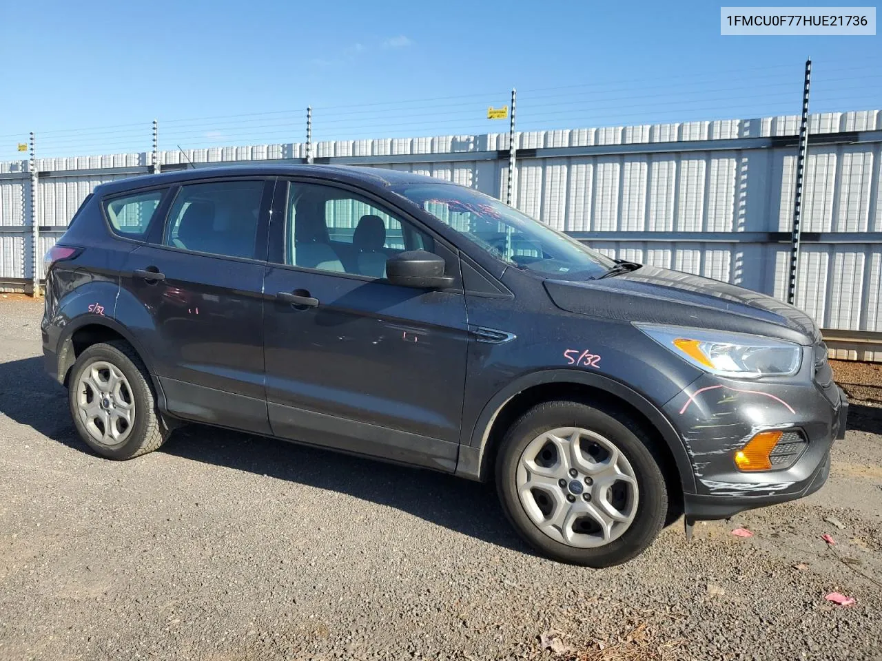 2017 Ford Escape S VIN: 1FMCU0F77HUE21736 Lot: 78700154