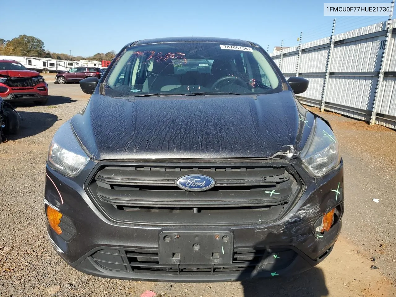 2017 Ford Escape S VIN: 1FMCU0F77HUE21736 Lot: 78700154