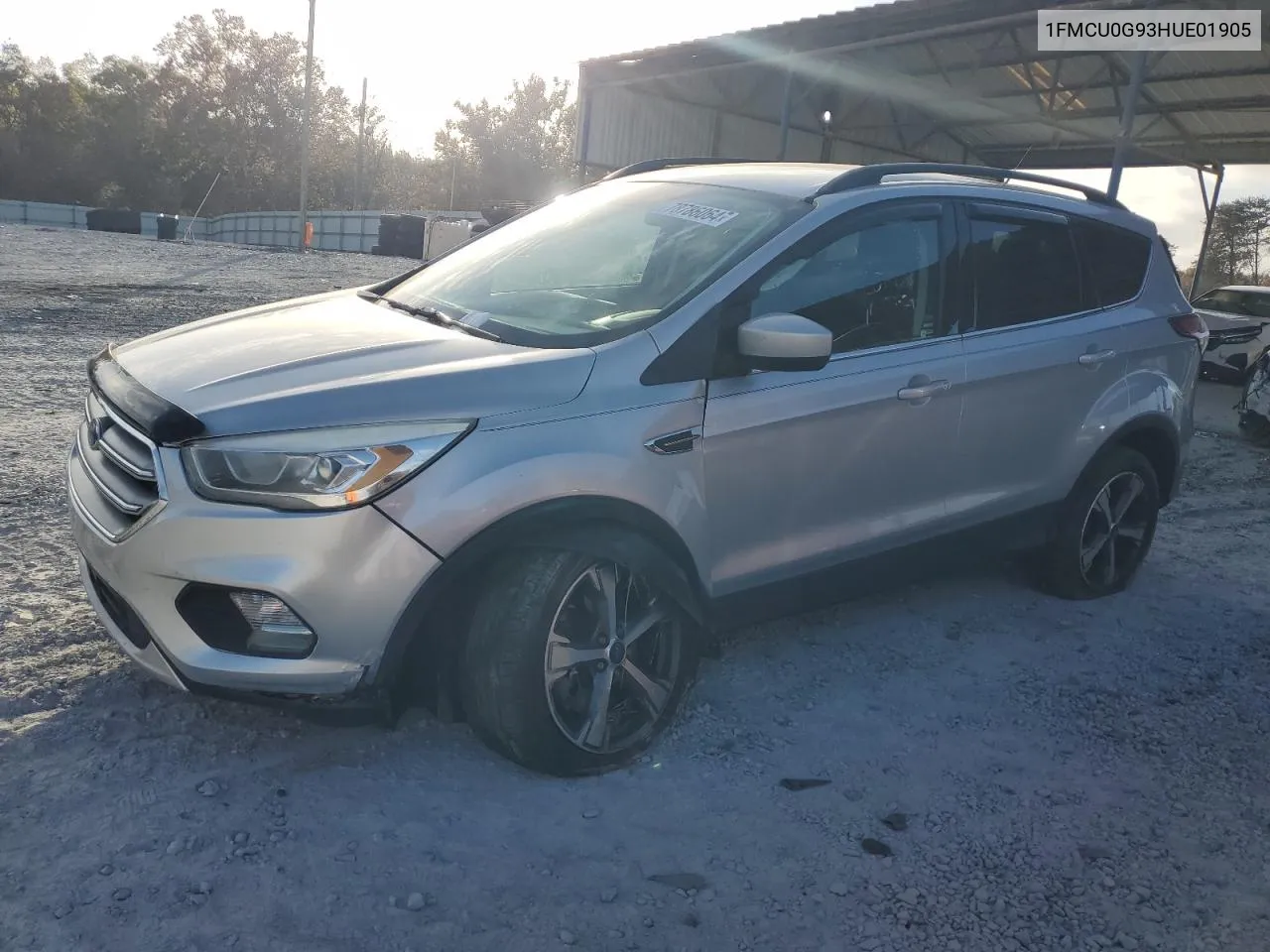 2017 Ford Escape Se VIN: 1FMCU0G93HUE01905 Lot: 78786064