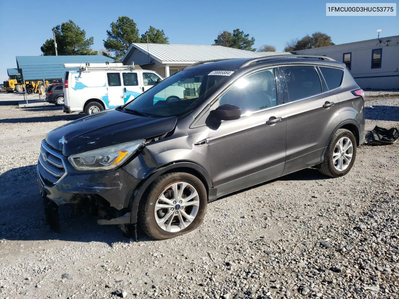 2017 Ford Escape Se VIN: 1FMCU0GD3HUC53775 Lot: 78995884