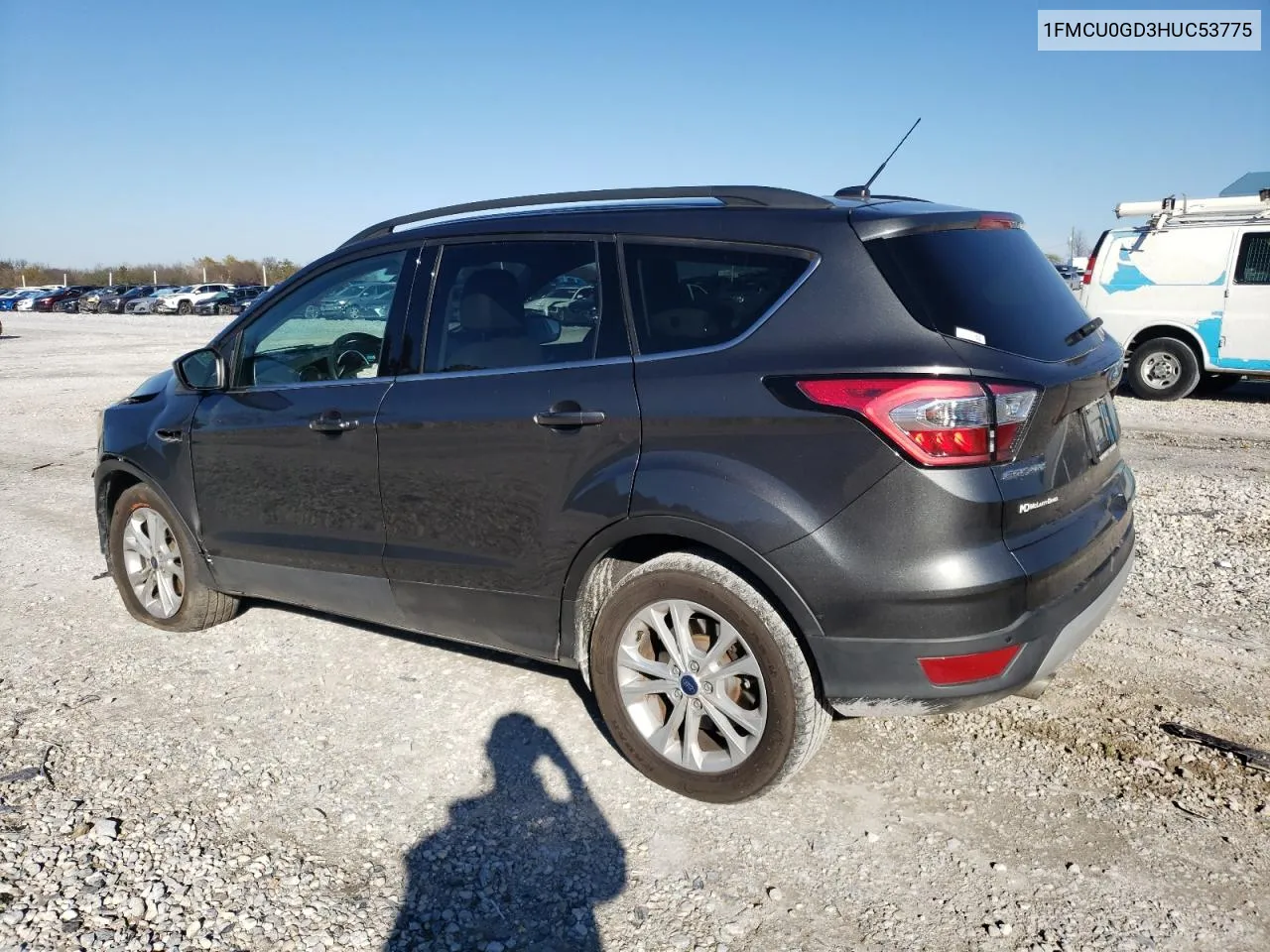 2017 Ford Escape Se VIN: 1FMCU0GD3HUC53775 Lot: 78995884