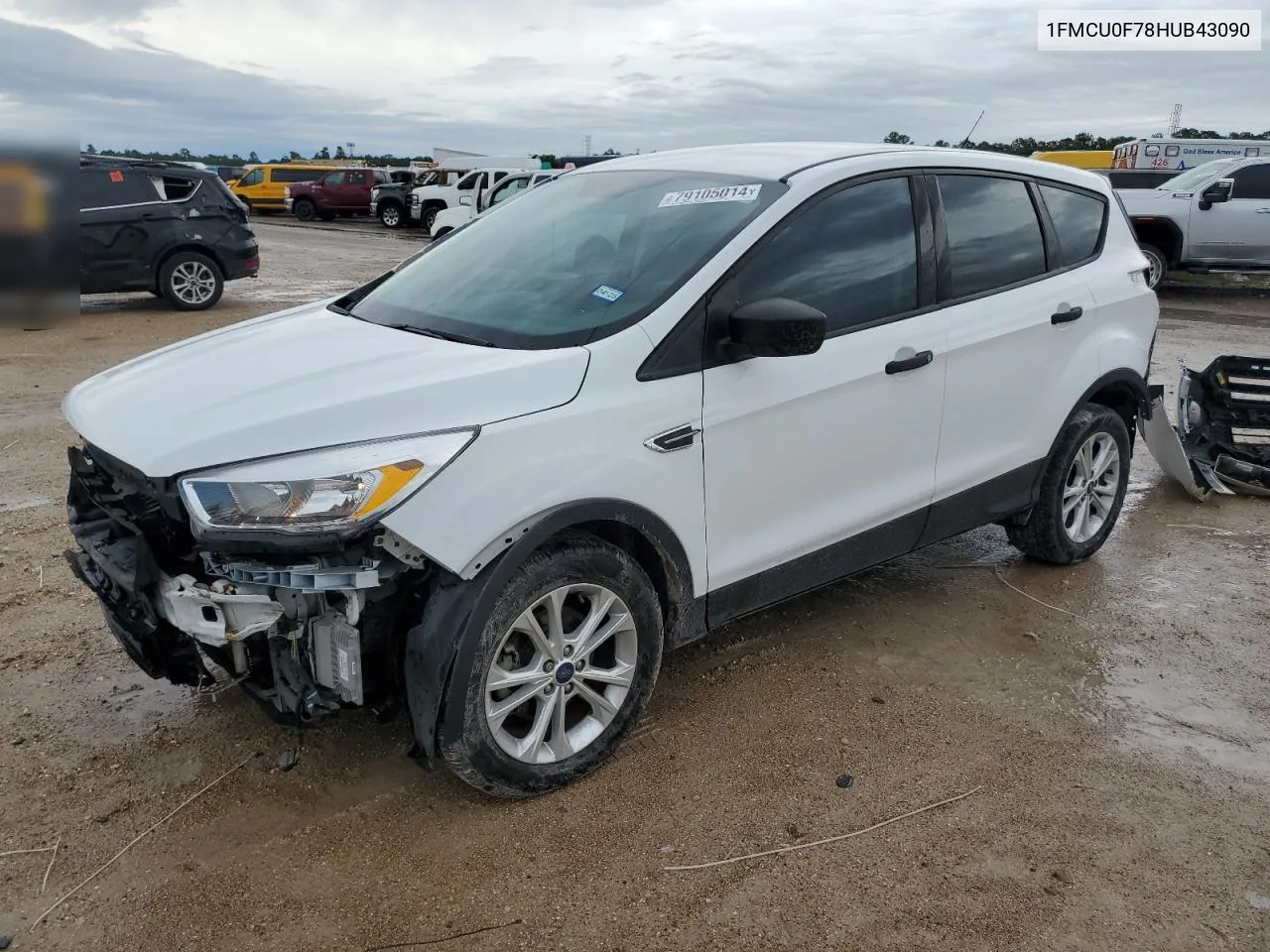 2017 Ford Escape S VIN: 1FMCU0F78HUB43090 Lot: 79105014