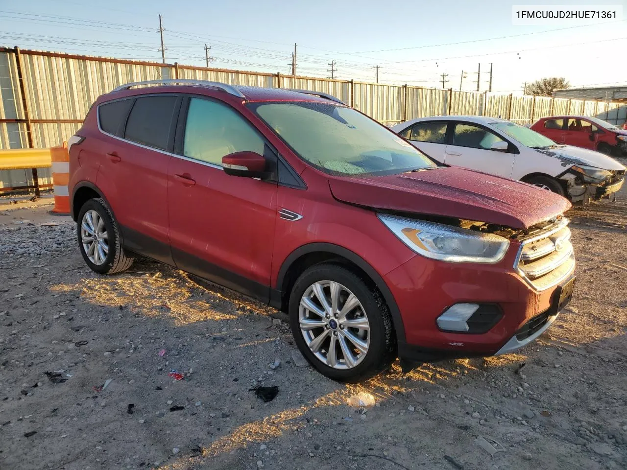 2017 Ford Escape Titanium VIN: 1FMCU0JD2HUE71361 Lot: 79269064