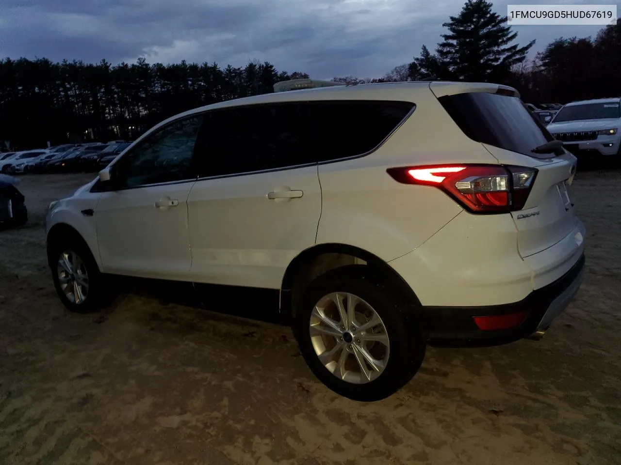 2017 Ford Escape Se VIN: 1FMCU9GD5HUD67619 Lot: 79353184