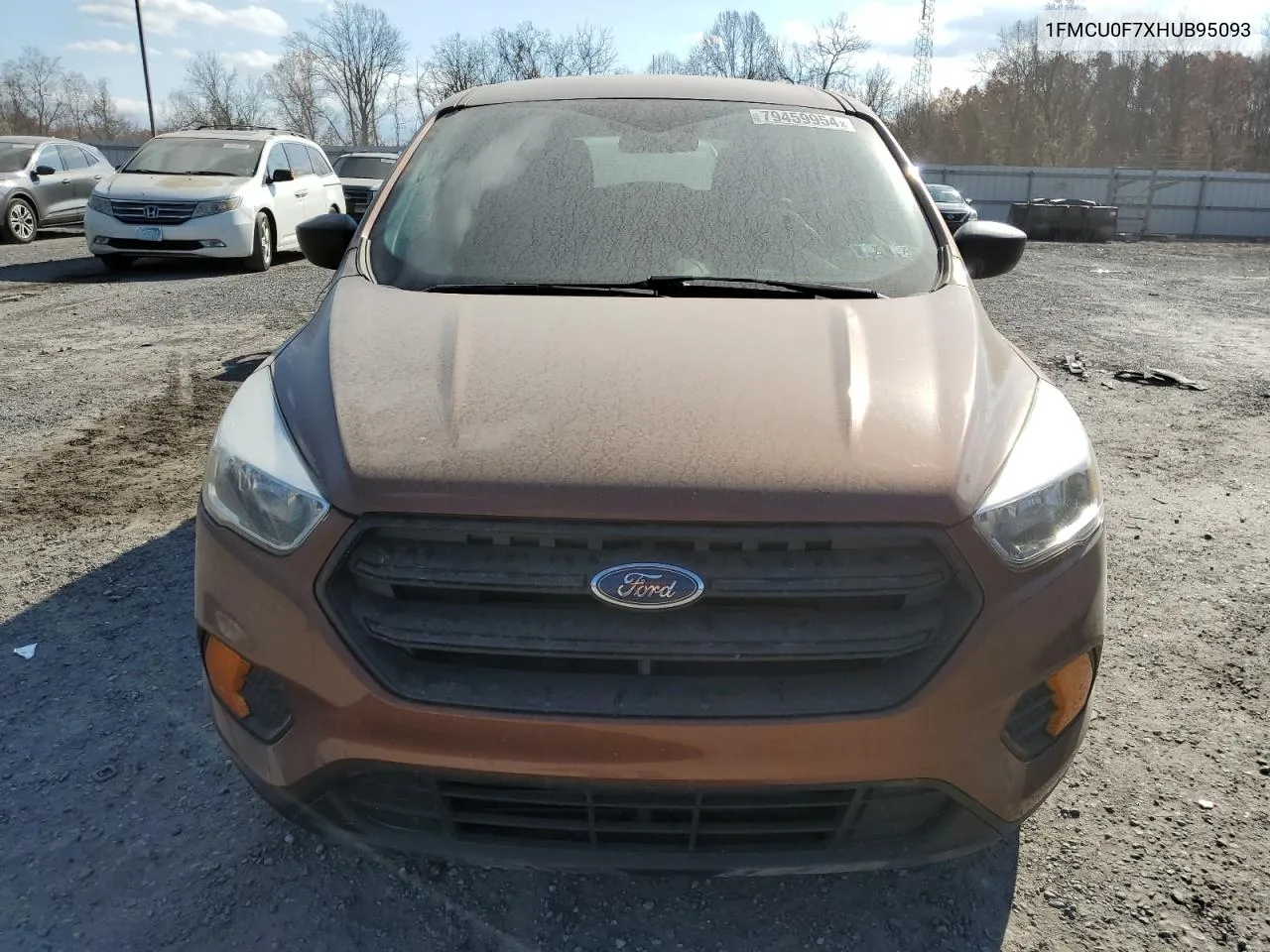 2017 Ford Escape S VIN: 1FMCU0F7XHUB95093 Lot: 79459954