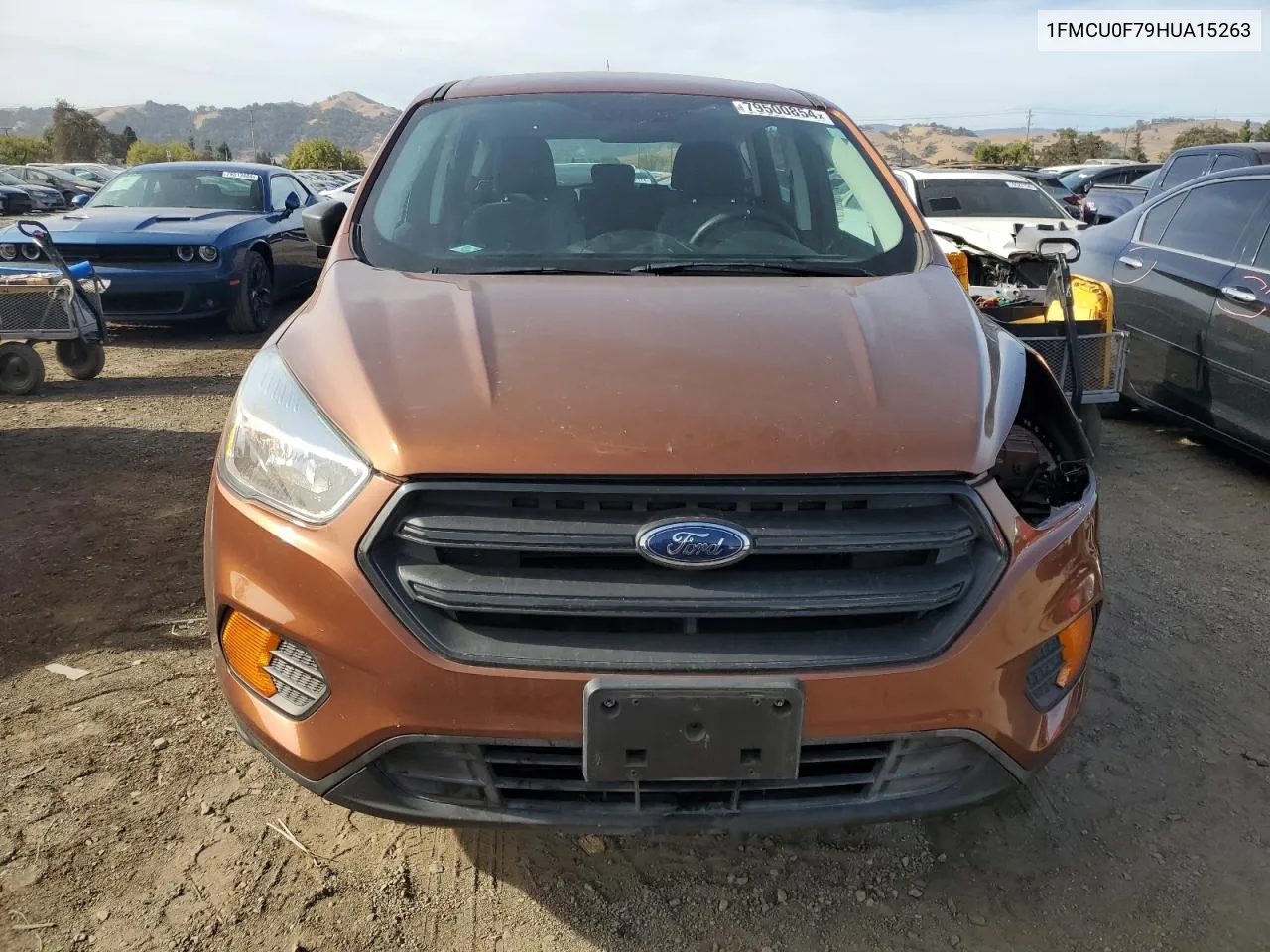 2017 Ford Escape S VIN: 1FMCU0F79HUA15263 Lot: 79500854