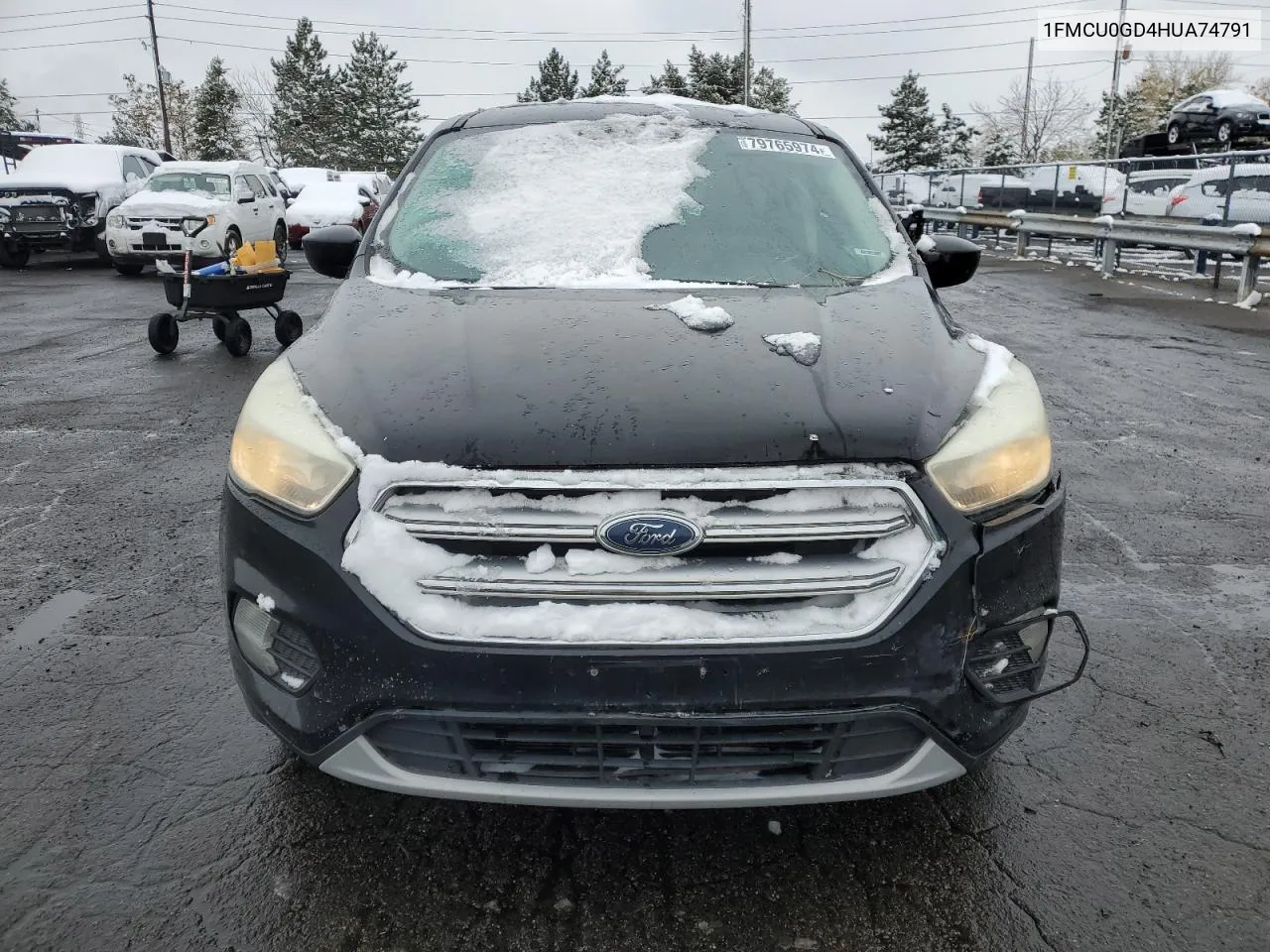 2017 Ford Escape Se VIN: 1FMCU0GD4HUA74791 Lot: 79765974