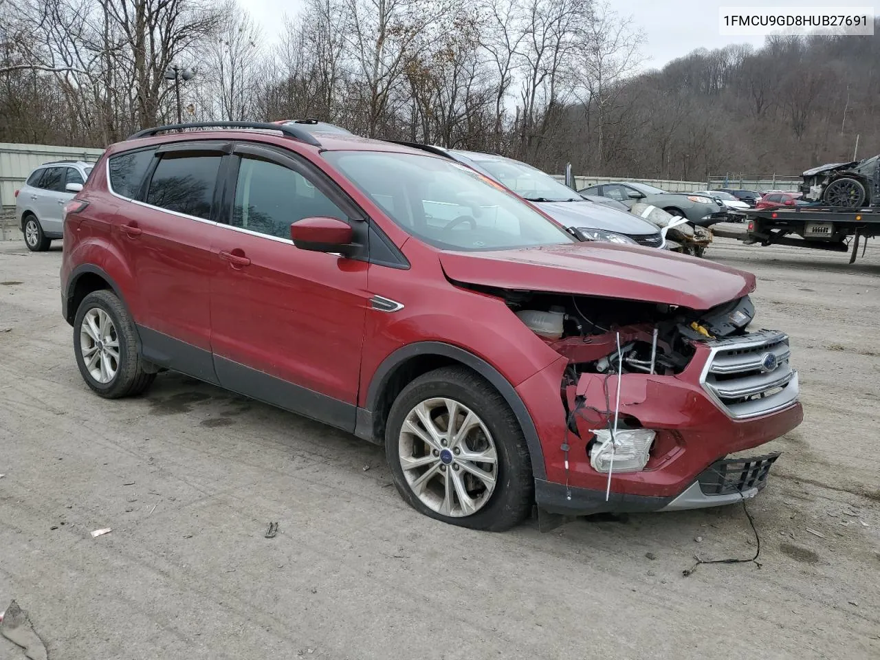 2017 Ford Escape Se VIN: 1FMCU9GD8HUB27691 Lot: 79887884