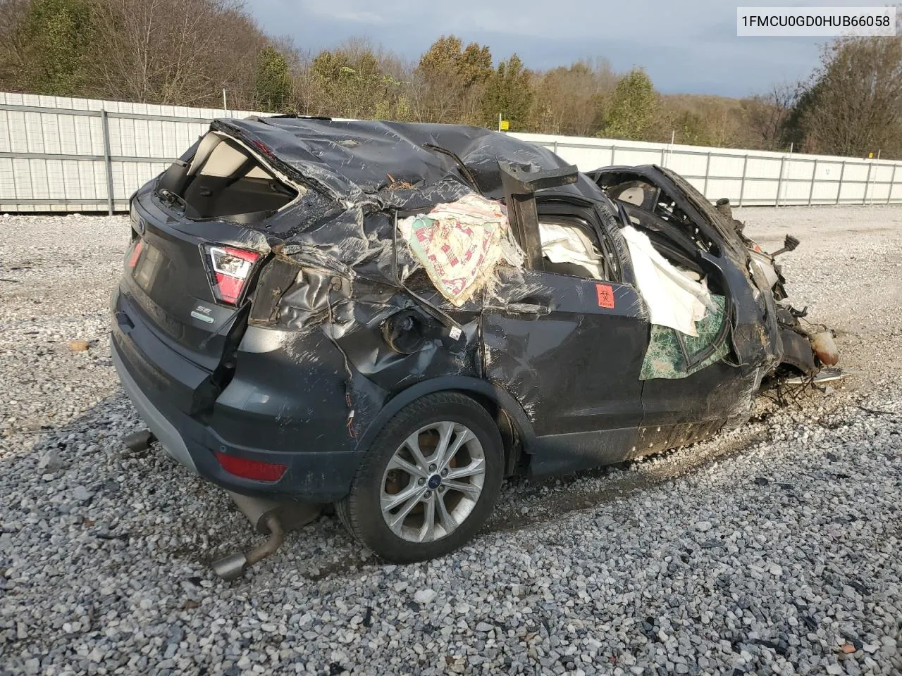 2017 Ford Escape Se VIN: 1FMCU0GD0HUB66058 Lot: 79944994