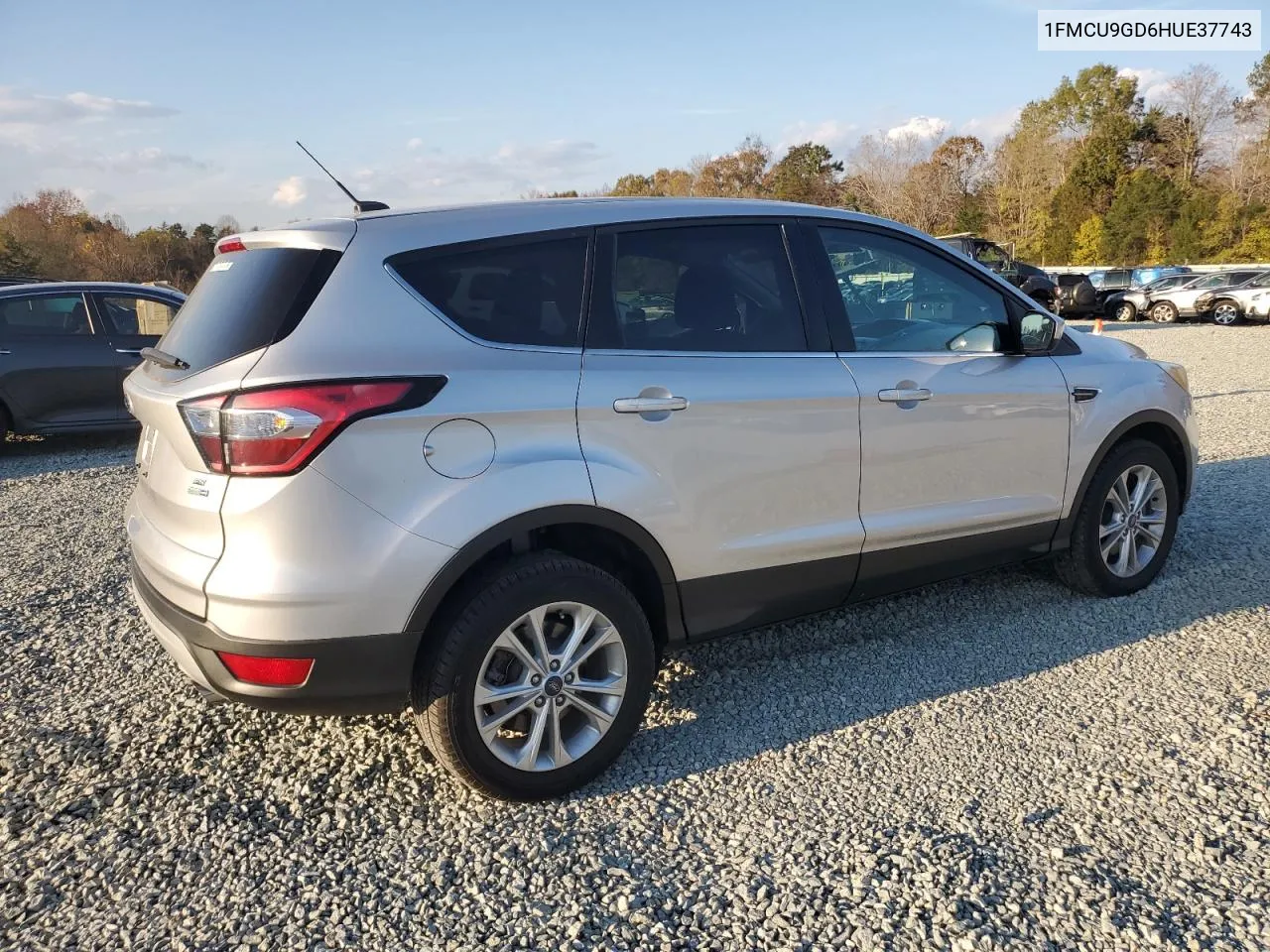 2017 Ford Escape Se VIN: 1FMCU9GD6HUE37743 Lot: 80069224