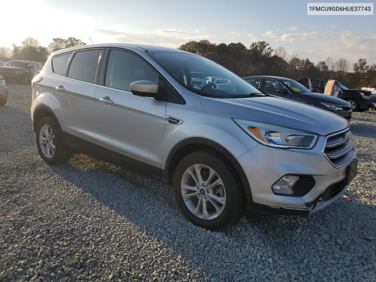 2017 Ford Escape Se VIN: 1FMCU9GD6HUE37743 Lot: 80069224