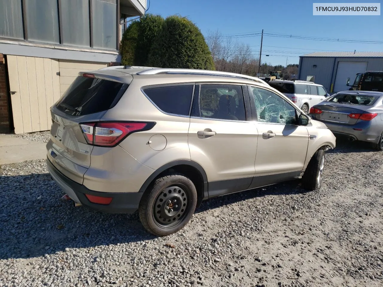 2017 Ford Escape Titanium VIN: 1FMCU9J93HUD70832 Lot: 80100884